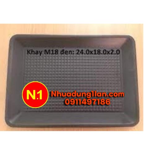KHAY XỐP M18 ĐEN